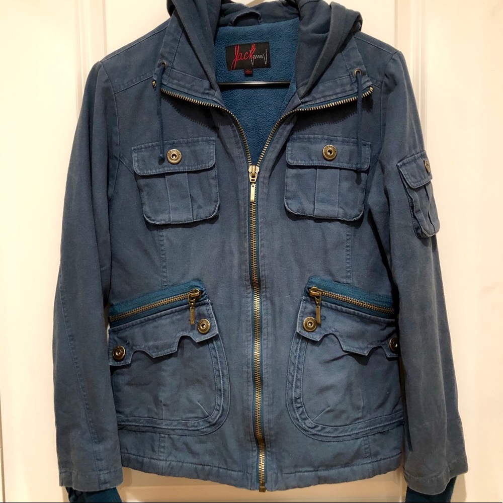 Blue canvas jacket